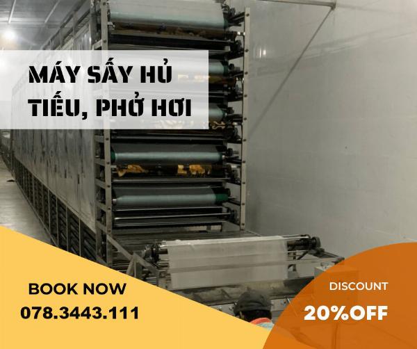 Máy sấy hủ tiếu, phở lò hơi